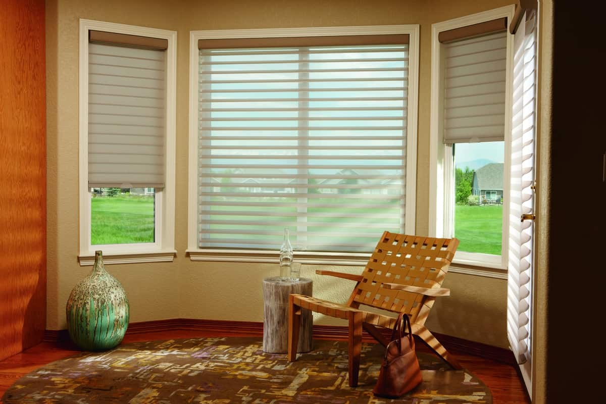 Silhouette® Window Shadings near Flower Mound, Texas (TX) with adjustable fabric vanes and more.