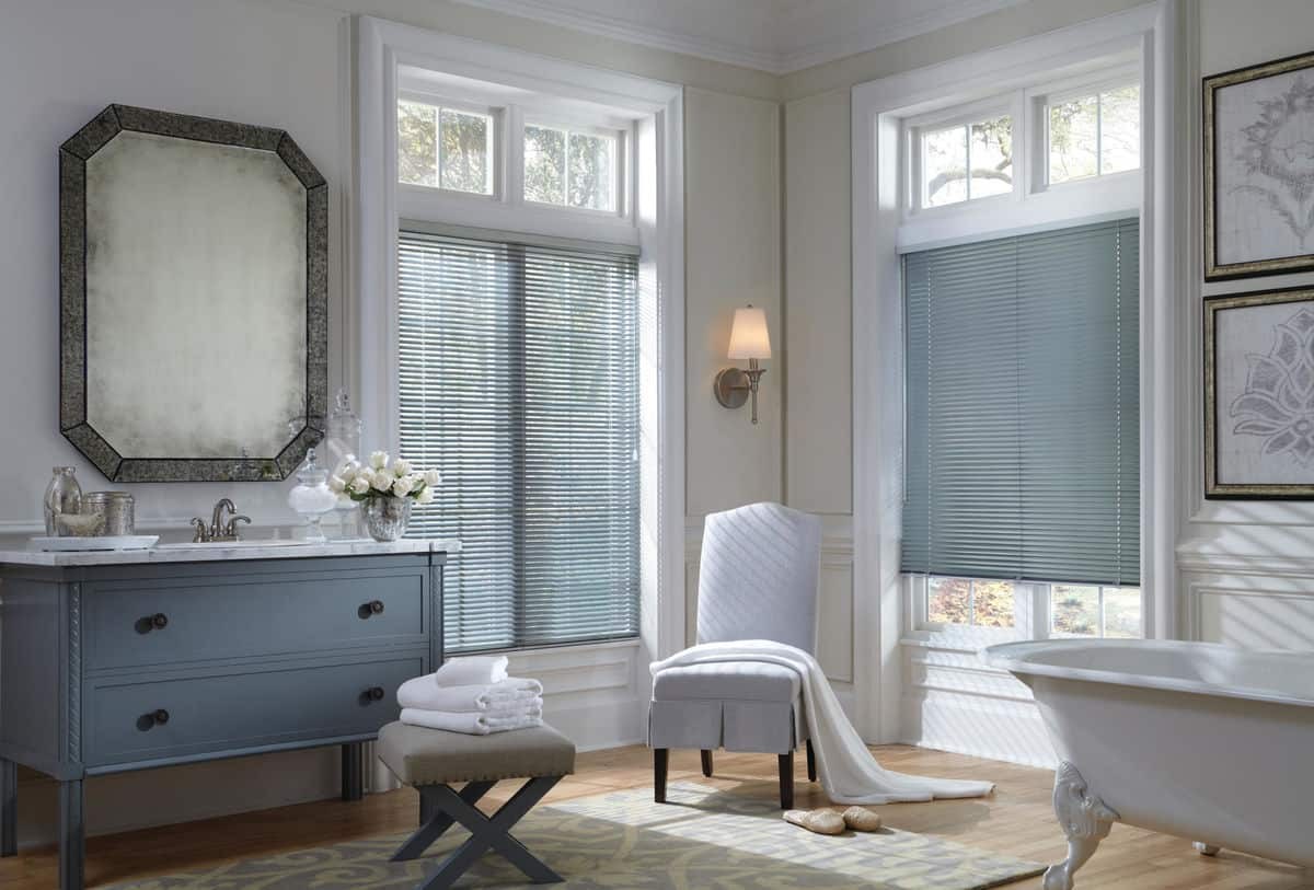 Hunter Douglas Modern Precious Metals® Aluminum Blinds, metal blinds, blackout blinds near Flower Mound, Texas (TX)