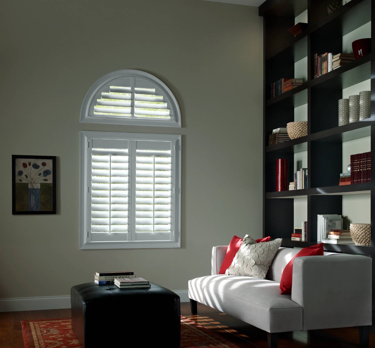 Hunter Douglas Palm Beach™ Polysatin™ Vinyl Shutters near Flower Mound, Texas (TX)